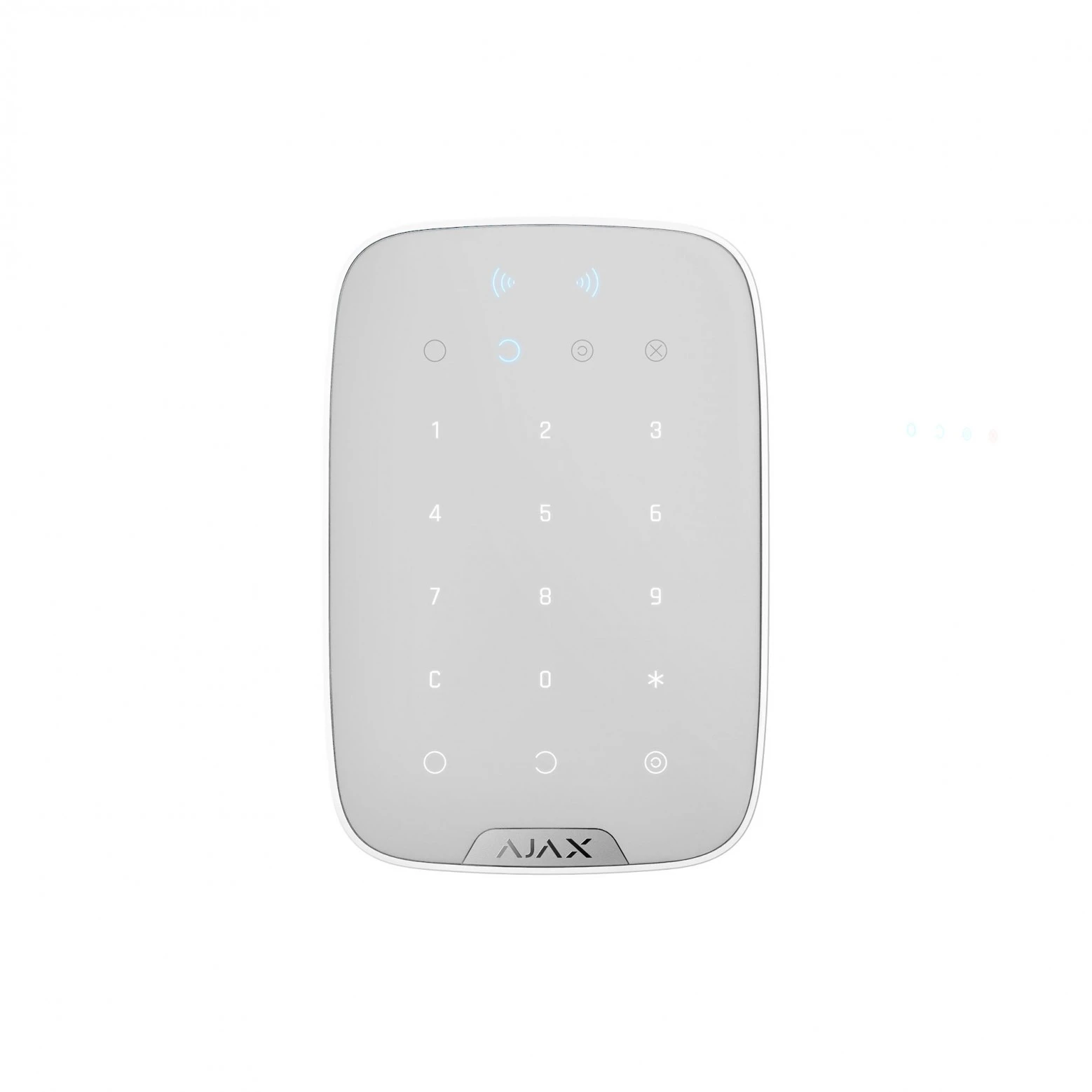 Tastiera wireless AJAX Plus con funzione di tag bianco