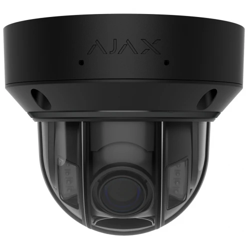 Ajax Systems - Dome - Varifocale 2,8-12 mm - 8 megapixel - Telecamera IP - Illuminazione ibrida - Nero