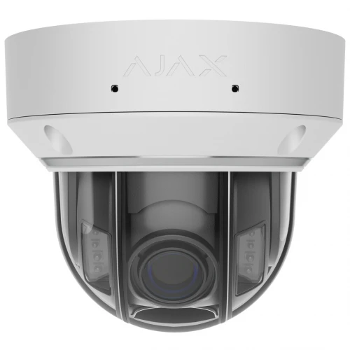 Ajax Systems - Dome - Varifocale 2,8-12 mm - 8 megapixel - Telecamera IP - Illuminazione ibrida - Bianca