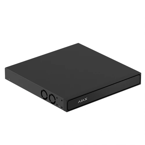 Ajax Systems - Registratore NVR - HDMI - PoE  - H2D - PAC - 8 canali - Nero