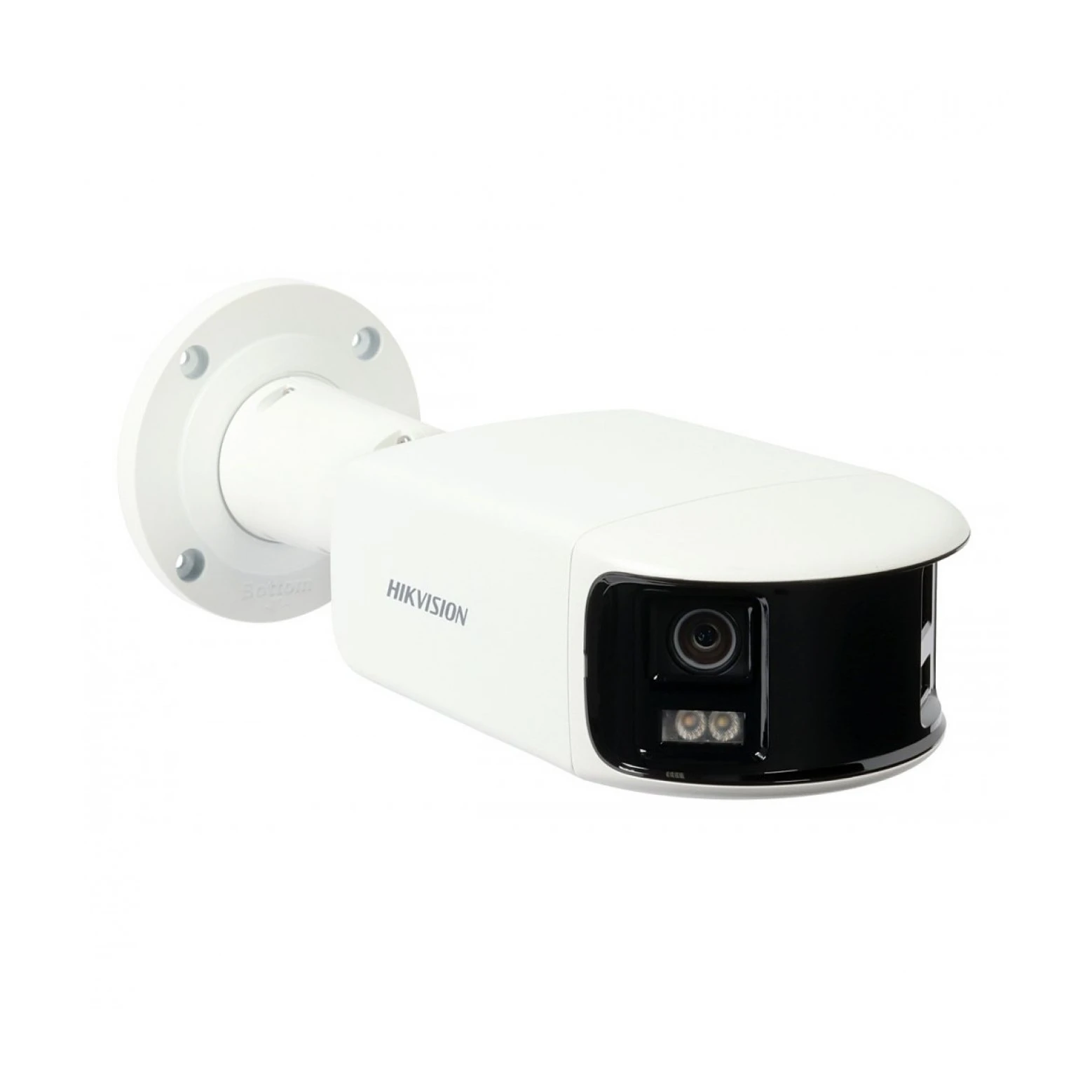 Hikvision DS-2CD2T47G2P-LSU/SL - ColorVu ibrido - Acusense - Bullet - 4MP - Obiettivo 2,8mm - Panorama 180 gradi - IP - Bianco