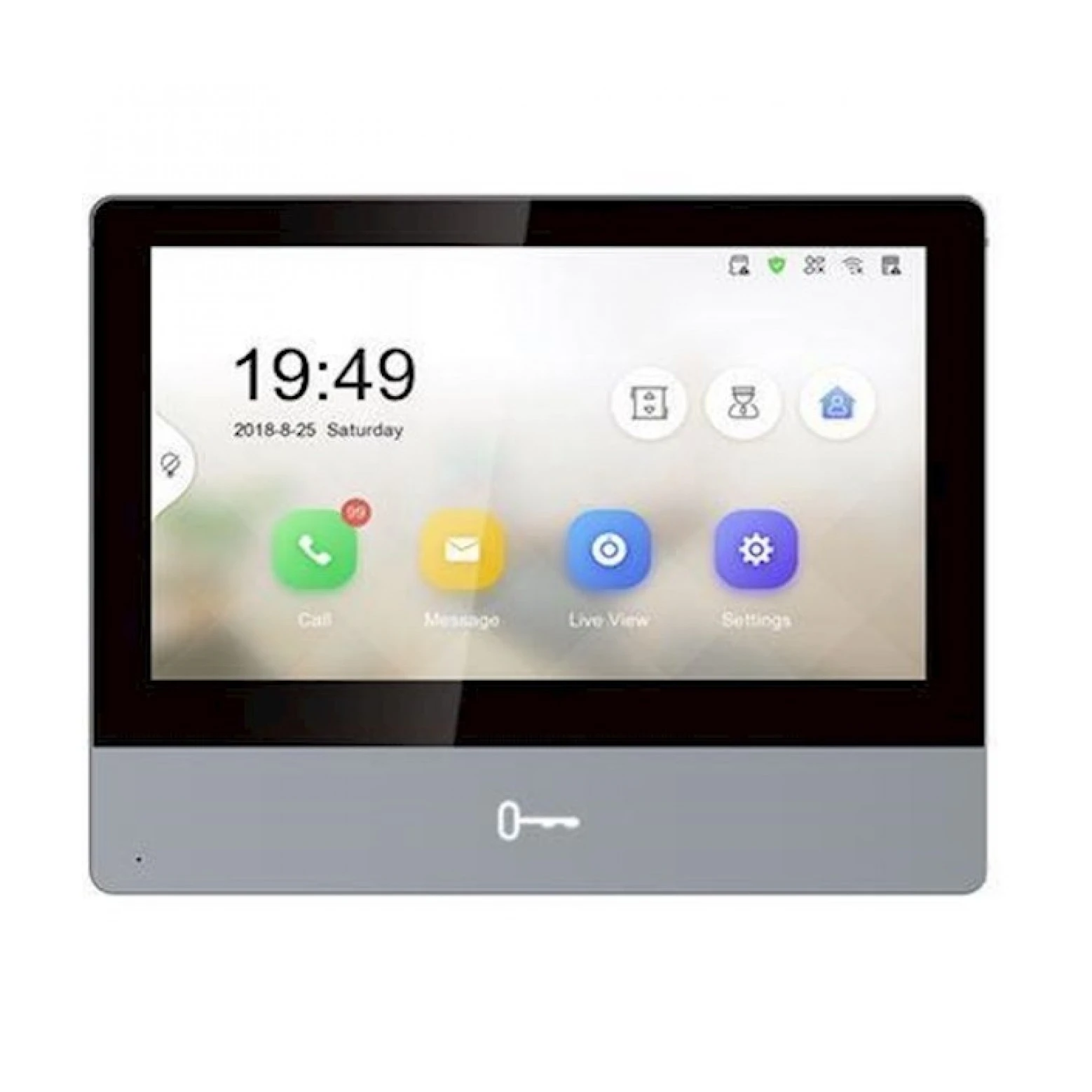 Hikvision DS-KH8350-WTE1 unità interna con monitor interfono da 7 pollici