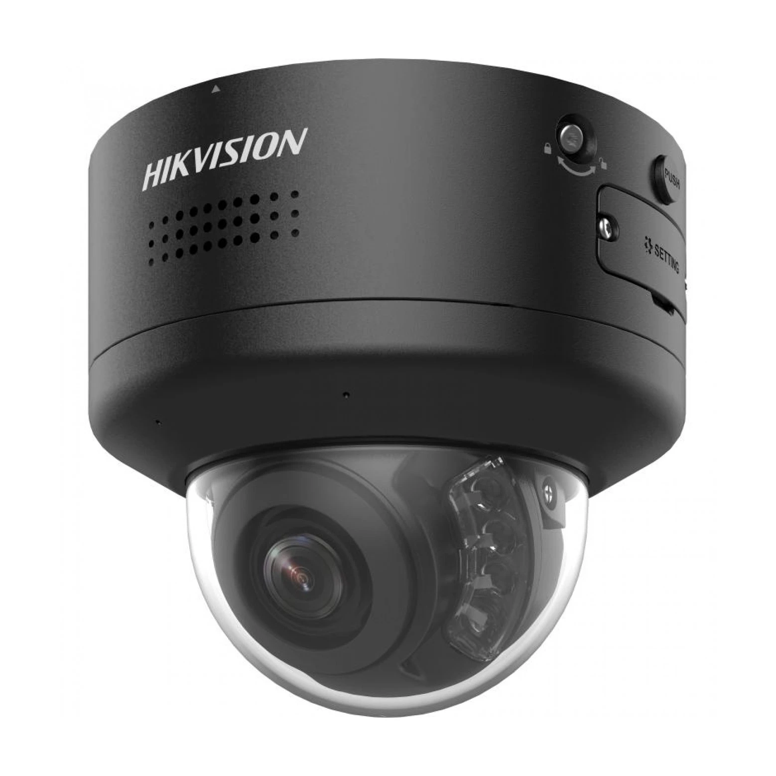 Hikvision DS-2CD2747G2H-LIPTRZS2U/SL - Colorvu Hybrid - Dome varifocale PTRZ motorizzata - 4MP - IP - Nero