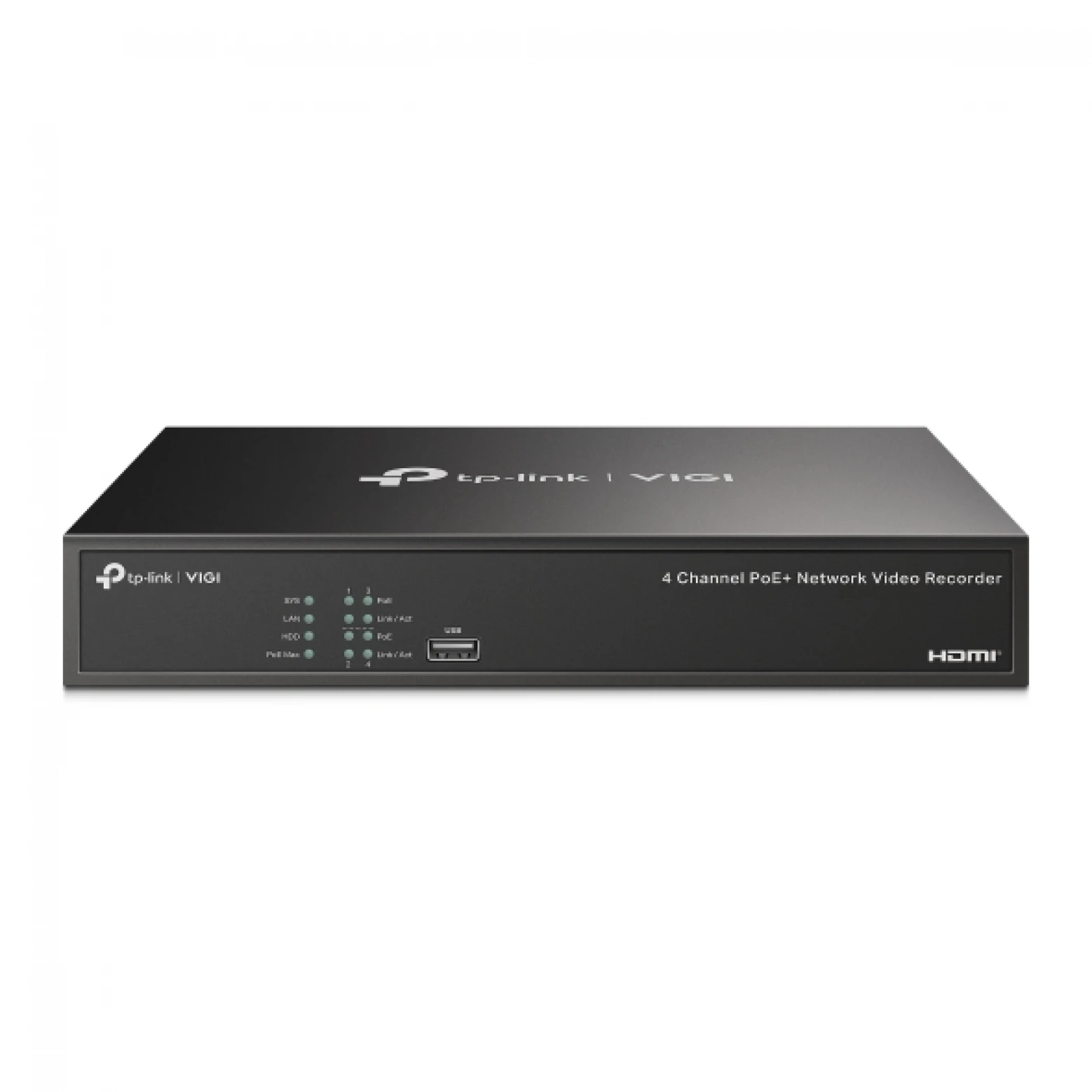 TP-Link By VIGI - NVR1004H-4P - 4 canali - PoE - IP - NVR 