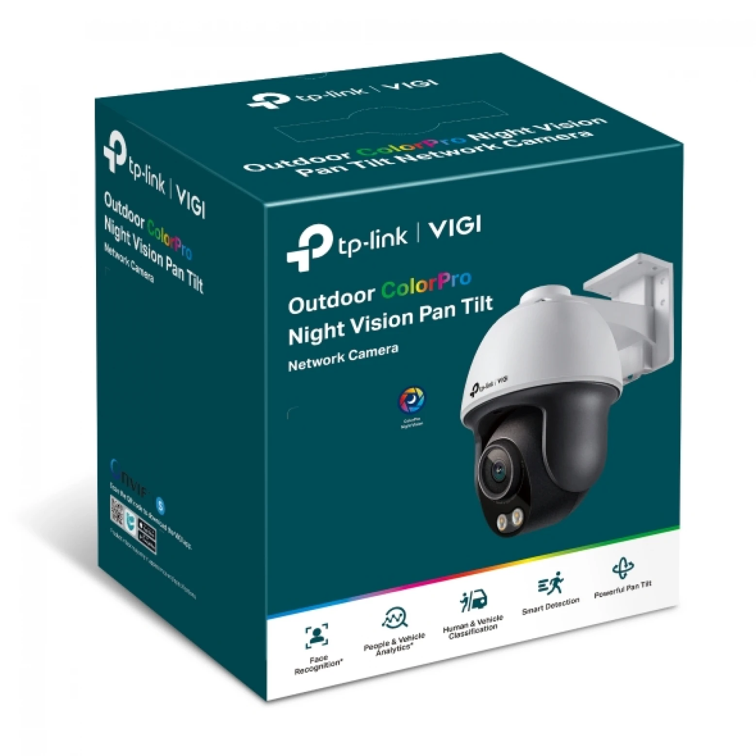 VIGI By TP-link - C540SI - 4 MP - ColorPro - Telecamera con funzione Pan-Tilt - Con