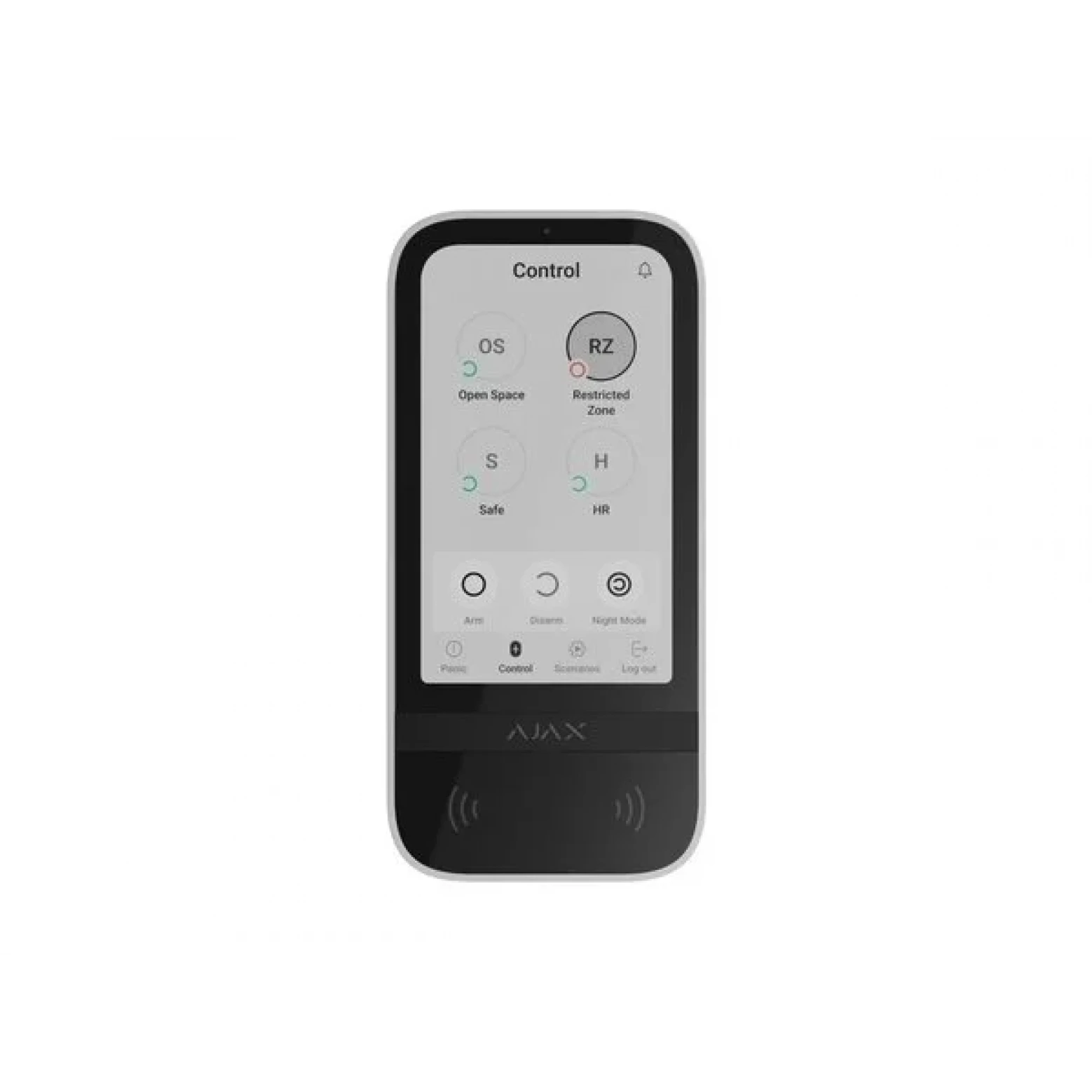 Tastiera touchscreen wireless AJAX Bianco
