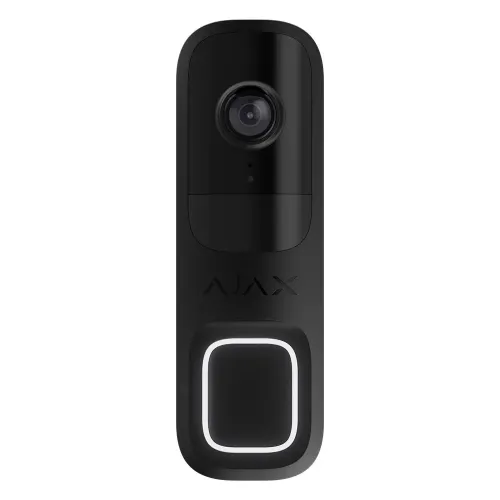 AJAX Doorbell Telecamera da 4 MP con sensore AI e PIR integrati Nero