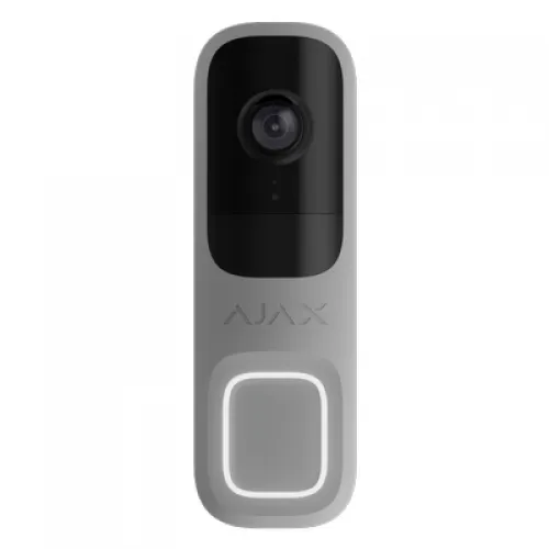 AJAX Doorbell Telecamera da 4 MP con sensore AI e PIR integrati Grigio