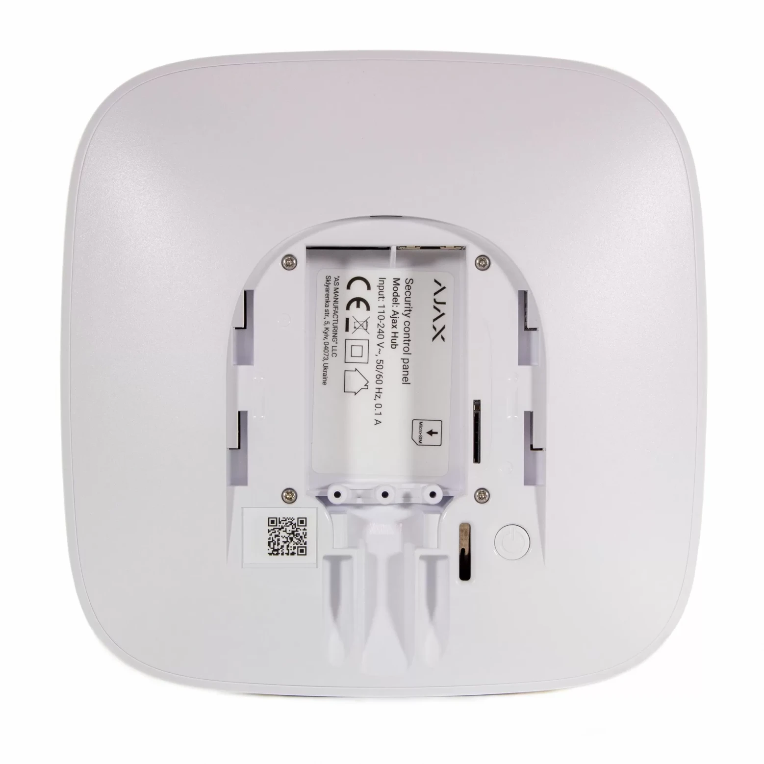 Sistema di allarme wireless AJAX Hub 2 Bianco