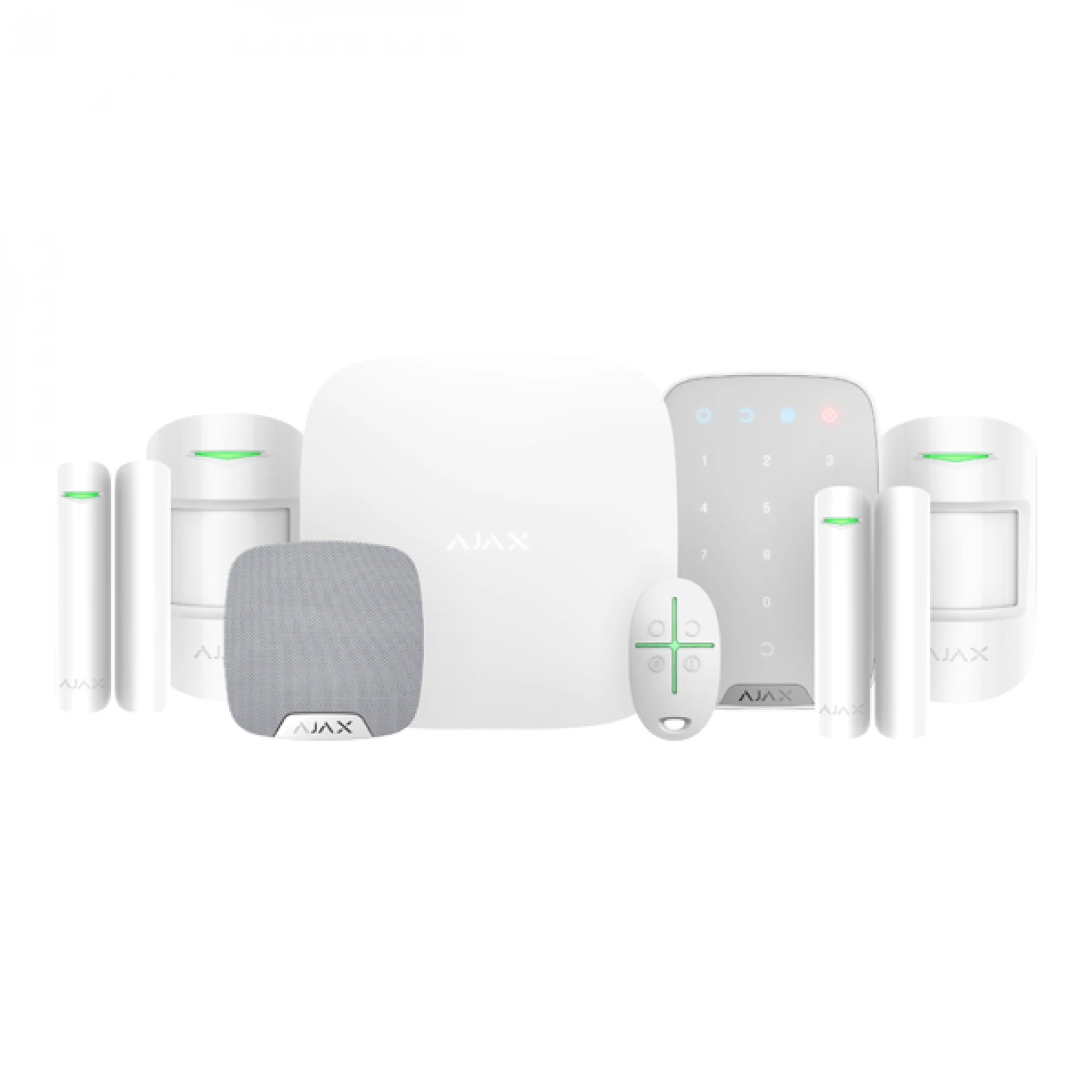 Sistema di allarme wireless AJAX Luxe Set Bianco