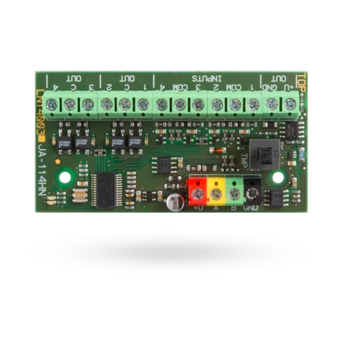 Jablotron JA-114HN Modulo terminale BUS cablato con 4 ingressi e uscite