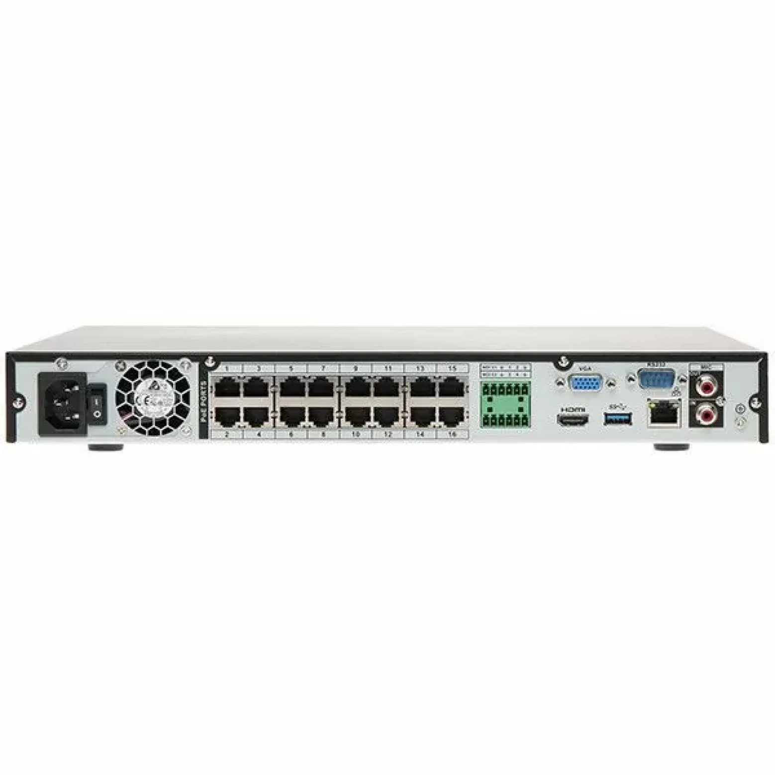 Dahua NVR5232-16P-EI - WizSense - Videoregistratore di rete - 16x PoE - 32 telecamere IP