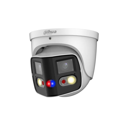 Dahua IPC-PDW3849P-A180-AS-PV - WizSense - Panorama 180° gradi - Tioc - Doppio obiettivo - Torretta - 8Mp - Wit