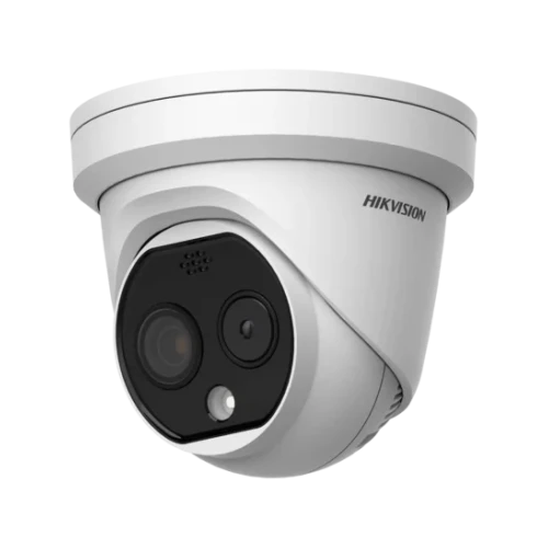Hikvision - DS-2TD1217-6/PA - DeepinView - Termico bi-spettro - Strobo - Audio - 6,2MM - Torretta - IP - Wit