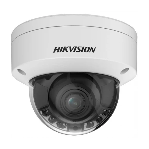 Hikvision - DS-2CD2747G2HT-LIZS - Dome ibrida ColorVu - Varifocale - 4MP - IP - Bianco